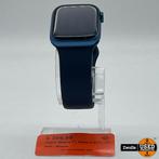 Apple Watch 7 | batterij 85% | 41 mm | Blauw, Zo goed als nieuw