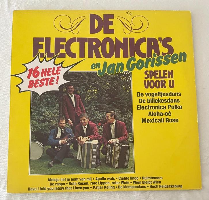 LP De Electronica's en Jan Gorissen, Cd's en Dvd's, Vinyl | Nederlandstalig, Zo goed als nieuw, Pop, 12 inch, Ophalen of Verzenden
