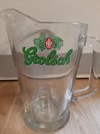 Grolsch pitcher glas met onderzetters en aansteker, Ophalen of Verzenden