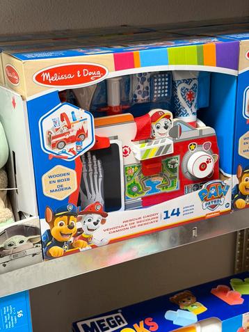 Paw Patrol Wood Rescue Caddy houten voertuig hout speelgoed beschikbaar voor biedingen