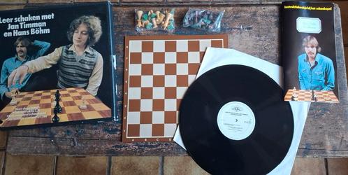 Leer schaken met Jan Timman en Hans Bohm. * Zie tekst., Hobby en Vrije tijd, Gezelschapsspellen | Bordspellen, Zo goed als nieuw