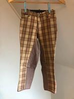 Harrys Horse Geruite Rijbroek Mt 140 Leren Zit Paardrijbroek, Dieren en Toebehoren, Paardrijkleding, Gebruikt, Kinderen, Dressuur