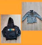 Hoodie en jeansoverhemd maat 110-116, Ophalen of Verzenden, Zo goed als nieuw, Jongen, Trui of Vest