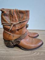 Sch100 - Lichtbruine leren Sendra laarzen mt 40 nwprijs €399, Ophalen of Verzenden, Zo goed als nieuw, Bruin, Hoge laarzen