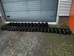 Vaste Rubberen Dumbells 5kg t/m 40kg, Sport en Fitness, Ophalen, Gebruikt, Dumbbell