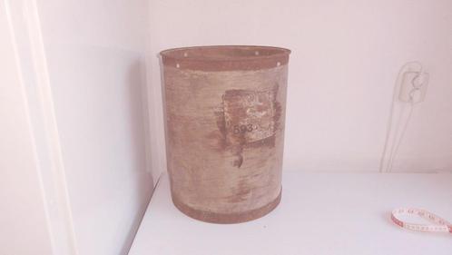 Ton, van hout, antiek met ijzerbeslag, Antiek en Kunst, Curiosa en Brocante, Ophalen of Verzenden
