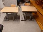 2 schoolbankjes met stoeltjes ( 500364 ), Ophalen, Gebruikt, Tafel(s) en Stoel(en)