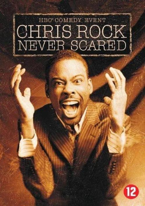 CHRIS ROCK NEVER SCARE DVD, Cd's en Dvd's, Dvd's | Komedie, Zo goed als nieuw, Actiekomedie, Vanaf 12 jaar, Verzenden