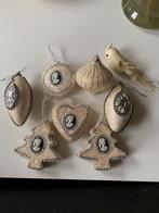 Stoffen kerstversiering kerstballen, Diversen, Kerst, Ophalen of Verzenden, Gebruikt