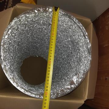 Flexibele Aluminium buis 2x 10m Alu Dec 2-70 met rooster beschikbaar voor biedingen