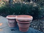 Terracotta tuinpot groot (50-60 cm) - authentiek Toscaans, Nieuw, Tuin, 40 tot 70 cm, Terracotta