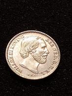 Schitterende 10 Cent 1868, Koning Willem III, Zilver, Ophalen of Verzenden, 10 cent