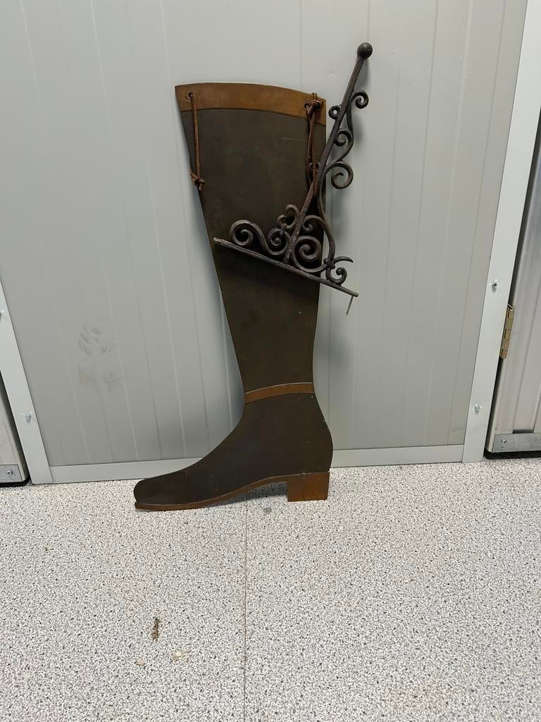 Messing laars, Kleding | Dames, Schoenen, Ophalen of Verzenden, Zo goed als nieuw, Zwart, Hoge laarzen