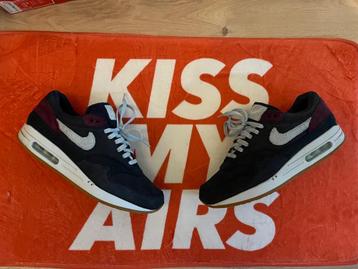 Air Max 1 Crepe Dark Obsidian maat 44,5