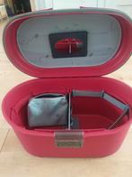 American Tourister Beautycase met spiegel en vakverdeling, Ophalen, Met slot, Zo goed als nieuw, Roze