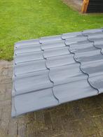 Dakpanplaat Metaal 350x112cm - nieuw, Doe-het-zelf en Verbouw, Dakpannen en Dakbedekking, Nieuw, Minder dan 5 m², Metaal, Grijs