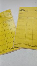 KLM crewbagagestickers, Verzamelen, Ophalen of Verzenden