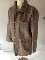 Bruin geruite jas maat M/L, Ophalen of Verzenden, Gedragen, Maat 38/40 (M), Bruin