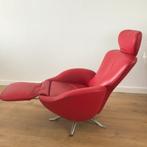 Cassina Dodo K10 K-10 design fauteuil stoel leer rood, Gebruikt, Leer, Ophalen