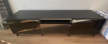 Strakke tv meubel (ikea Besta) - afbeelding 1