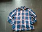 MOOIE donkerblauw geruiten blouse merk Angelo Litrico C&A, Kleding | Heren, Overhemden, Blauw, Zo goed als nieuw, Overige halswijdtes