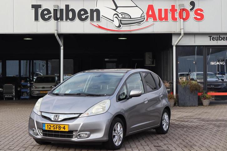 Honda Jazz 1.4 Hybrid Elegance (ZIe foto's), Panoramadak Aut, Auto's, Honda, Bedrijf, Te koop, Jazz, ABS, Airbags, Airconditioning