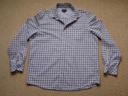 Wit grijs overhemd 3 keer XL, Kleding | Heren, Grote Maten, Gedragen, Overhemd, Wit, Ophalen of Verzenden