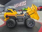 Dumper Truck - leren zit - 2 pers. - elektrische kiepbak -RC, Ophalen of Verzenden, Nieuw, Afstandsbediening