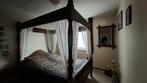 Prachtig Hemelbed - Tweepersoons, Huis en Inrichting, Slaapkamer | Bedden, Ophalen, Bruin, Klassiek, Tweepersoons