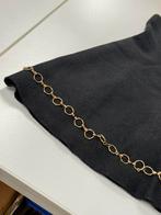 Zara Knit - Zwarte rok maat M nieuw met goudkleurige ketting, Kleding | Dames, Rokken, Nieuw, Knielengte, Maat 38/40 (M), Ophalen of Verzenden