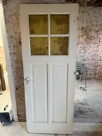 Houten binnendeur 82,5 x 210 cm, Doe-het-zelf en Verbouw, Deuren en Horren, Ophalen, Gebruikt, 80 tot 100 cm, Binnendeur