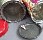 1960 blik koffiebus Albert Heijn afbeeldingen koffie oogst, Ophalen of Verzenden, Gebruikt, Overige, Overige merken