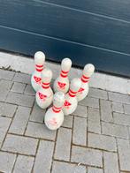 6 vintage bowlingkegels amplite, Sport en Fitness, Bowlen, Ophalen of Verzenden, Gebruikt, Bal
