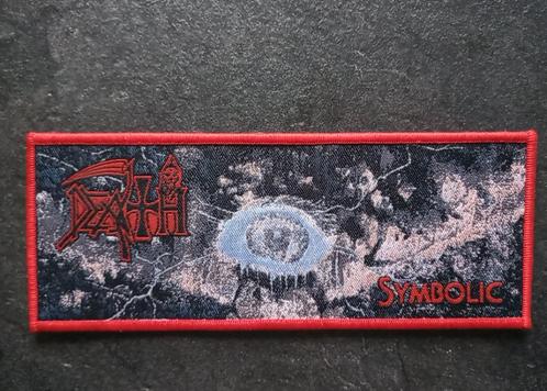 Death Symbolic zeer mooie limited edition strip patch d12, Verzamelen, Muziek, Artiesten en Beroemdheden, Nieuw, Kleding, Verzenden