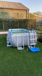 Intex zwembad 4x2M met zandfilter en electrolyse syst., Tuin en Terras, Zwembad-toebehoren, Ophalen, Zo goed als nieuw