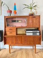 Vintage kast retro teak, Huis en Inrichting, 25 tot 50 cm, Minder dan 150 cm, 100 tot 150 cm, Teakhout