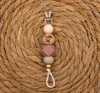 Sleutelhanger met houten kraal: Juf, mama, oma, papa en opa, Ophalen of Verzenden, Nieuw, Overige typen