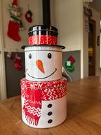 Sneeuwpop Koekblik - Leuk voor de Feestdagen!, Ophalen of Verzenden, Zo goed als nieuw