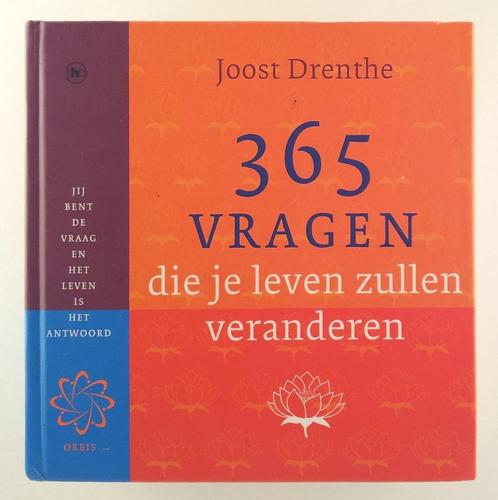 Drenthe, Joost - 365 vragen die je leven zullen veranderen, Boeken, Esoterie en Spiritualiteit, Gelezen, Overige typen, Verzenden