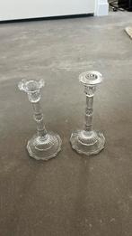 Antiek kristallen kandelaars, Ophalen, Kristal