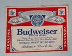 Budweiser King of Beers Sticker groot, Ophalen of Verzenden, Zo goed als nieuw, Reclamebord, Plaat of Schild, Overige merken