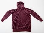 Bordeaux Rode Velours Hoodie Jurk, Kleding | Dames, Ophalen of Verzenden, Zo goed als nieuw, Boven de knie, Rood