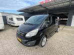 Ford Transit Custom 2.0 TDCi – 6 Persoons – 2017 – AUTOMAAT, Auto's, Ford, Euro 6, Overige carrosserieën, Overige bekleding, Zwart