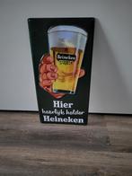 Super mooi Bord van Heineken Nieuw TIP Leuk kado, Ophalen of Verzenden, Zo goed als nieuw