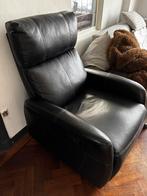Mooie, uitklapbare fauteuil te koop, Huis en Inrichting, Fauteuils, Ophalen, Zo goed als nieuw, 50 tot 75 cm, Leer