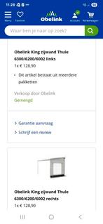 Obelink King zijwanden Thule 6300/6200/6002 NIEUW, Ophalen of Verzenden, Nieuw