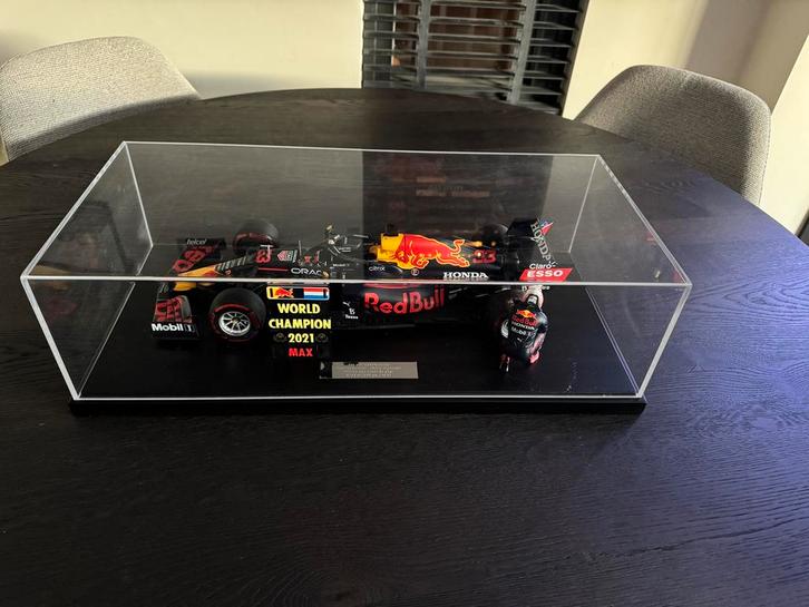 Max Verstappen 1:12 RB16B - Abu Dhabi 2021 orgineel., Verzamelen, Automerken, Motoren en Formule 1, Zo goed als nieuw, Formule 1