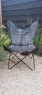 vlinderstoel, Ophalen, Gebruikt, Zwart, Metaal