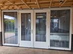 Hardhouten kozijnen openslaande deuren incl beslag, Doe-het-zelf en Verbouw, Kozijnen en Schuifpuien, Deurkozijn, Zo goed als nieuw