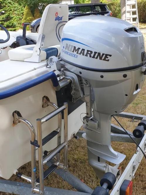 Nimarine 9.9PK 4 takt buitenboordmotor, Watersport en Boten, Buiten- en Binnenboordmotoren, Gebruikt, Benzine, Buitenboordmotor